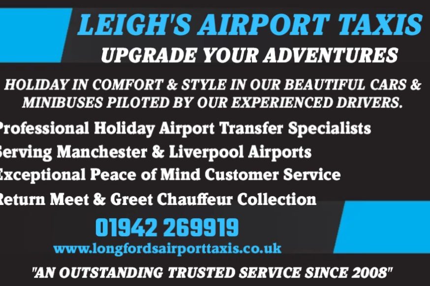 Leigh Airport Taxis 01942 269919